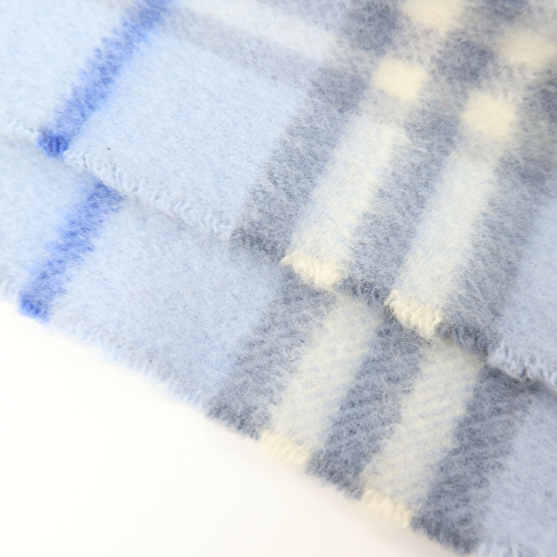 BURBERRY 羊絨/羊毛Check Scarf 144x30cm圍巾-8