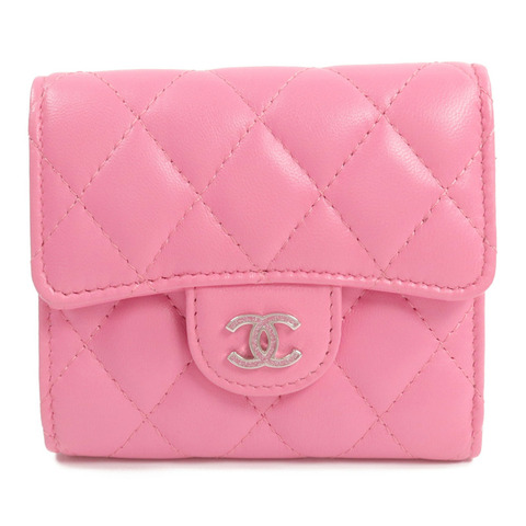 CHANEL 羊皮皮革Classic Small Flap Wallet錢包