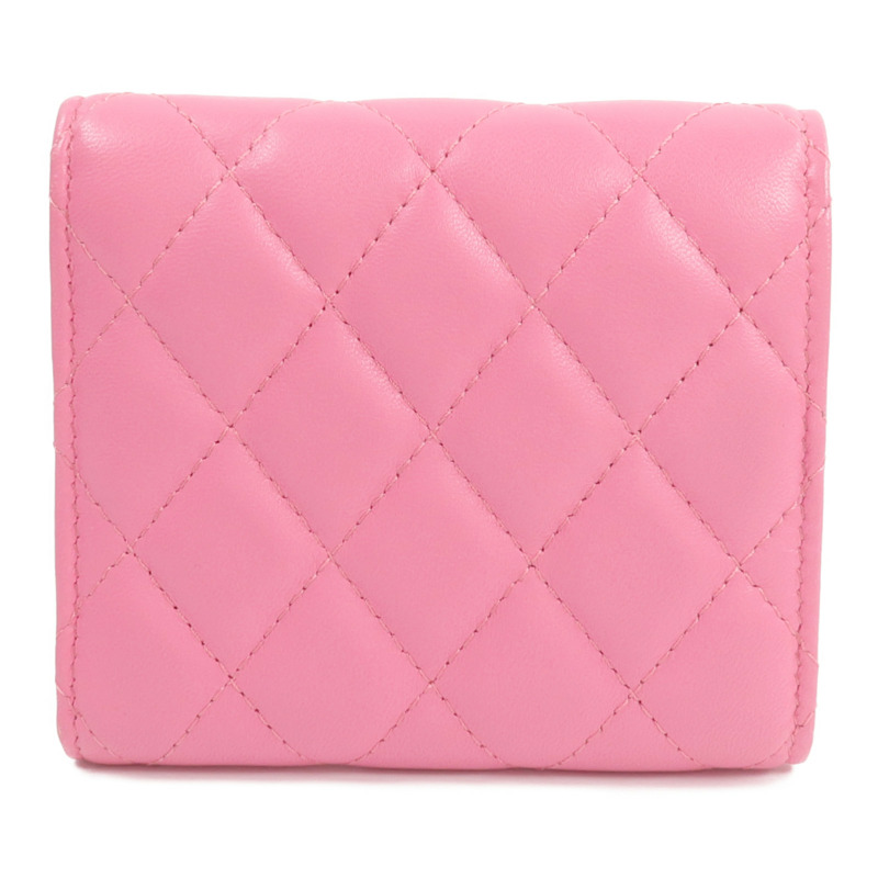 CHANEL 羊皮皮革Classic Small Flap Wallet錢包-1