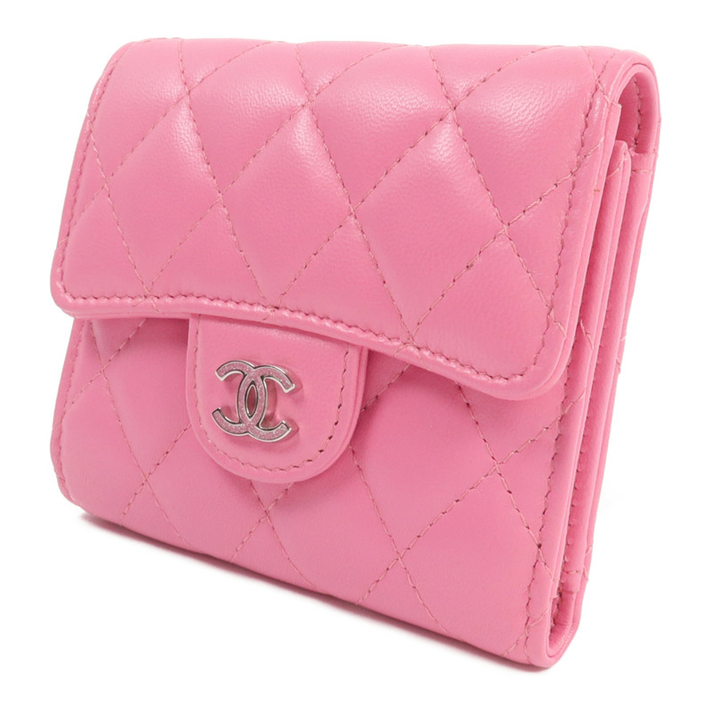 CHANEL 羊皮皮革Classic Small Flap Wallet錢包-2