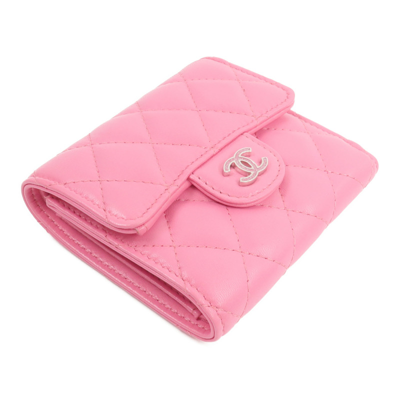 CHANEL 羊皮皮革Classic Small Flap Wallet錢包-3