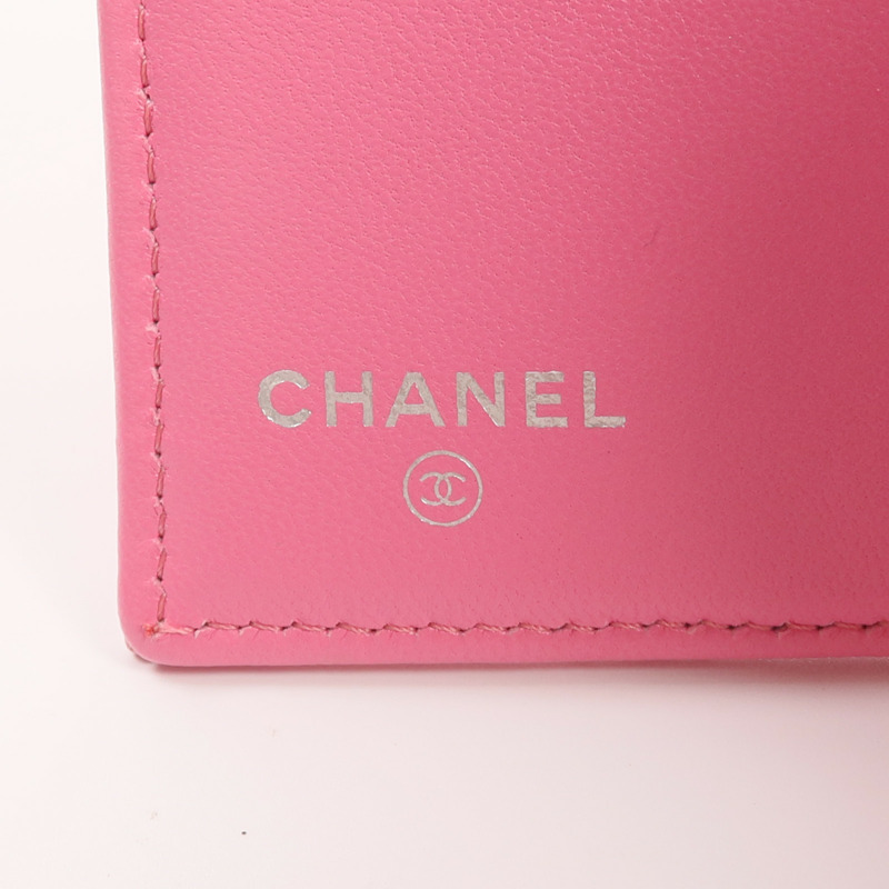CHANEL 羊皮皮革Classic Small Flap Wallet錢包-12