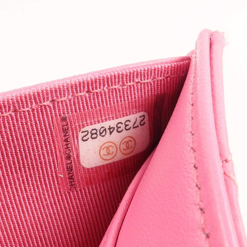 CHANEL 羊皮皮革Classic Small Flap Wallet錢包-13