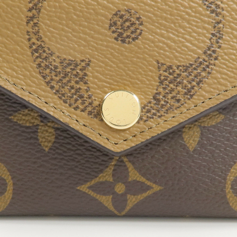 LOUIS VUITTON Monogram/MonoReverse Zoe Wallet錢包-7