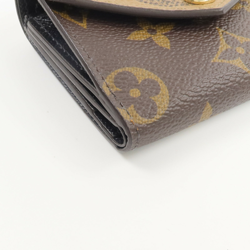 LOUIS VUITTON Monogram/MonoReverse Zoe Wallet錢包-11