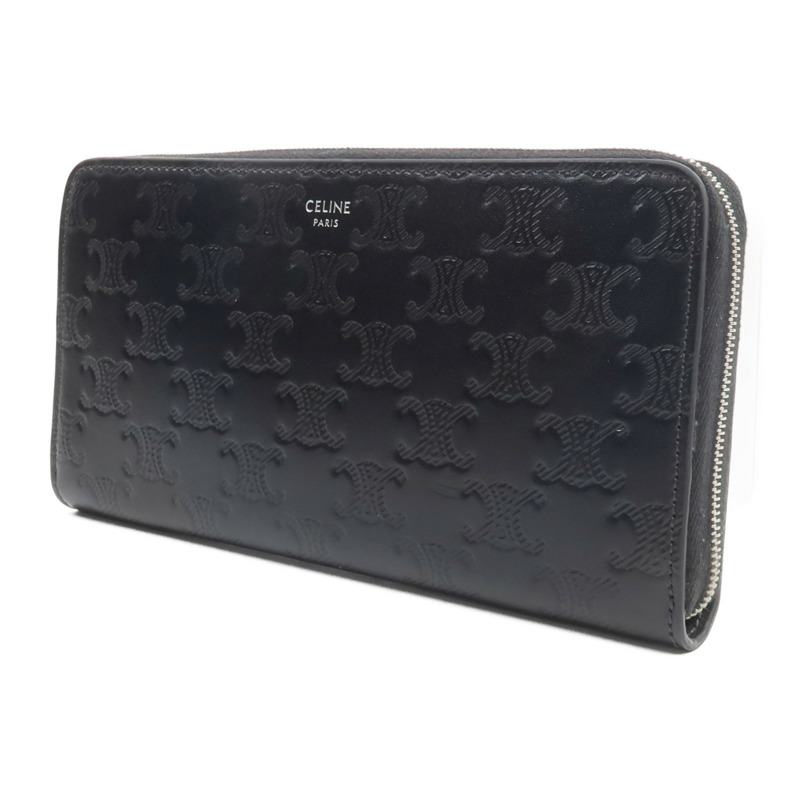 CELINE 牛皮皮革Long Zipped Wallet長錢包-2