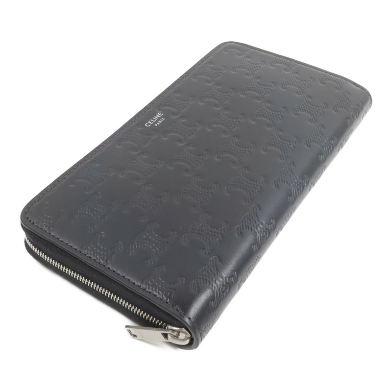 CELINE 牛皮皮革Long Zipped Wallet長錢包-3