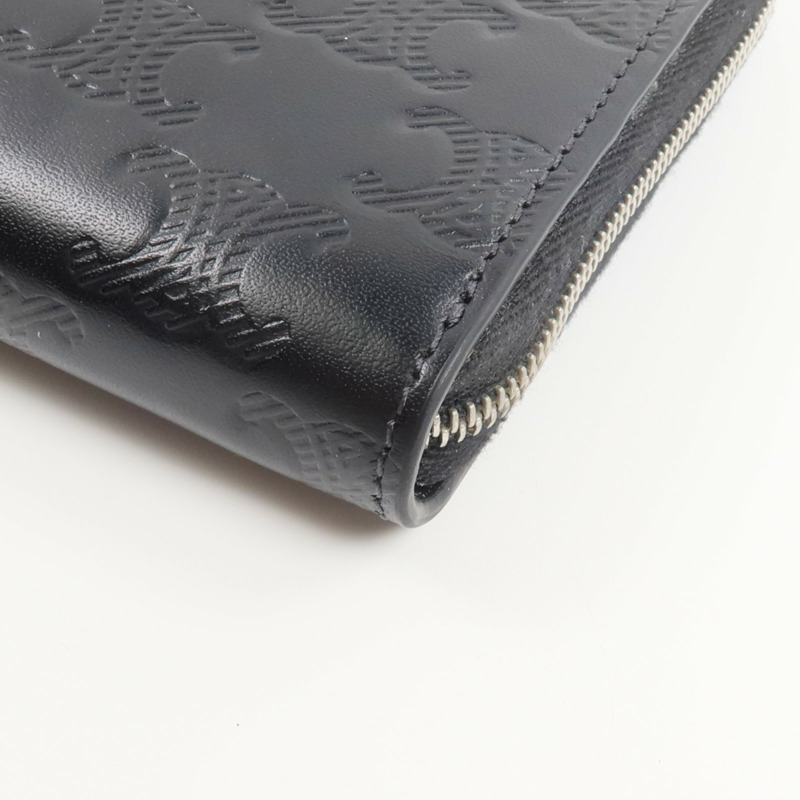 CELINE 牛皮皮革Long Zipped Wallet長錢包-6
