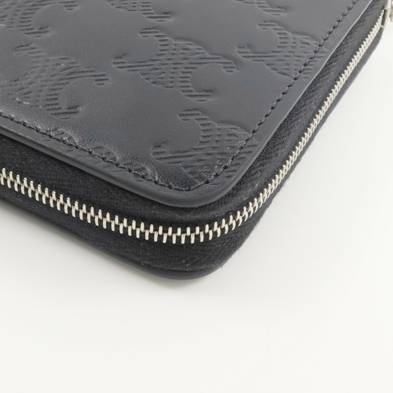 CELINE 牛皮皮革Long Zipped Wallet長錢包-9