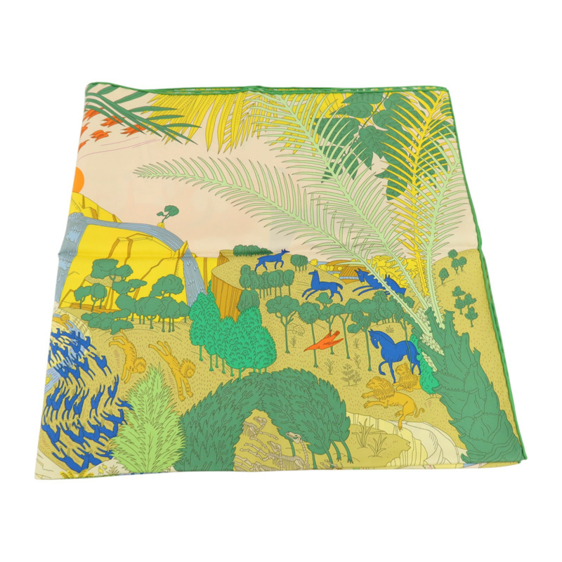 HERMES 絲質Scarf 90x90cm絲巾-2