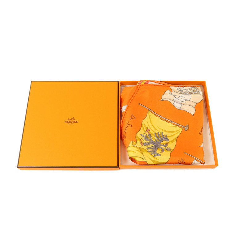 HERMES 絲質Carre Scarf 170x30cm絲巾-8