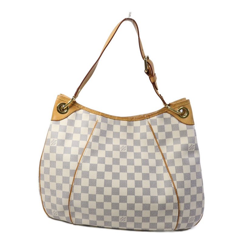 LOUIS VUITTON Damier Azur Galliera PM金扣肩背袋-1