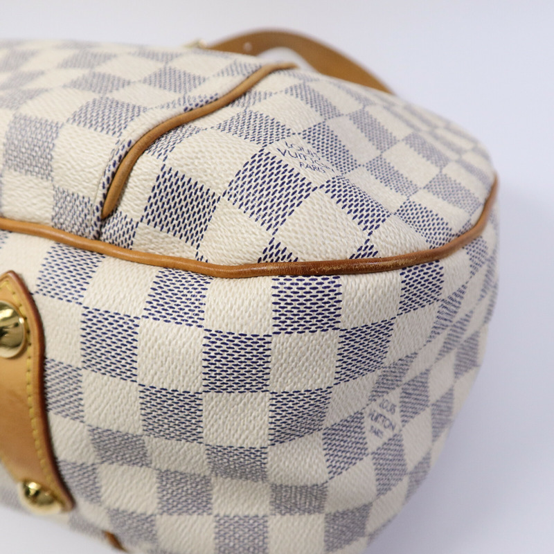 LOUIS VUITTON Damier Azur Galliera PM金扣肩背袋-9