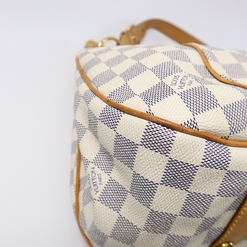LOUIS VUITTON Damier Azur Galliera PM金扣肩背袋-10