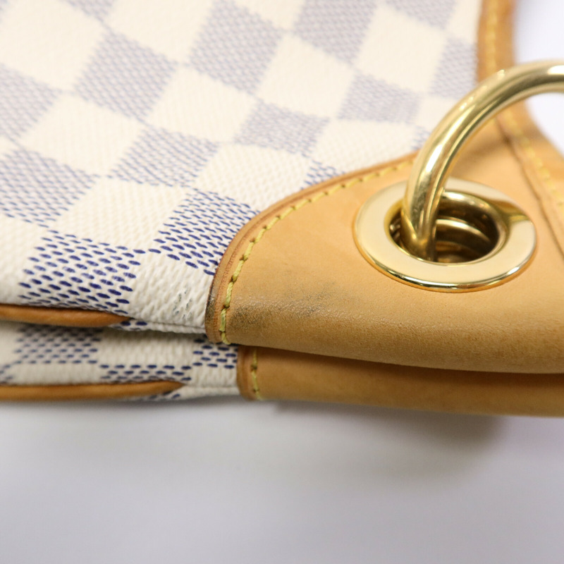LOUIS VUITTON Damier Azur Galliera PM金扣肩背袋-17