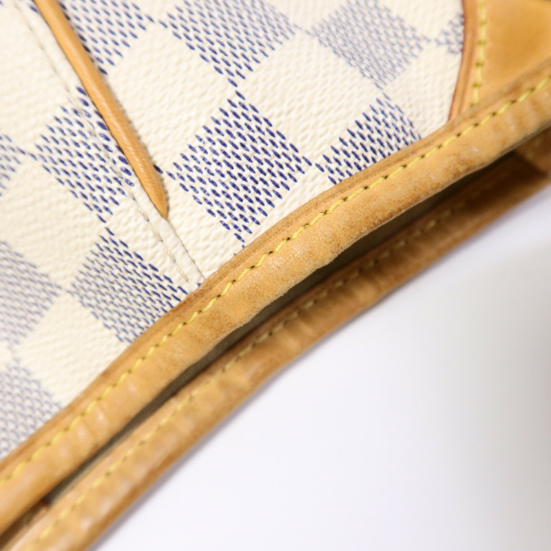 LOUIS VUITTON Damier Azur Galliera PM金扣肩背袋-21