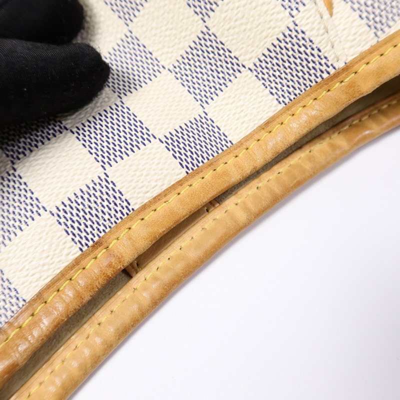 LOUIS VUITTON Damier Azur Galliera PM金扣肩背袋-22