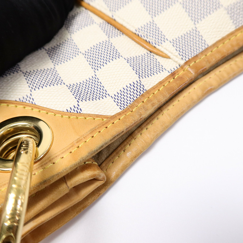 LOUIS VUITTON Damier Azur Galliera PM金扣肩背袋-24