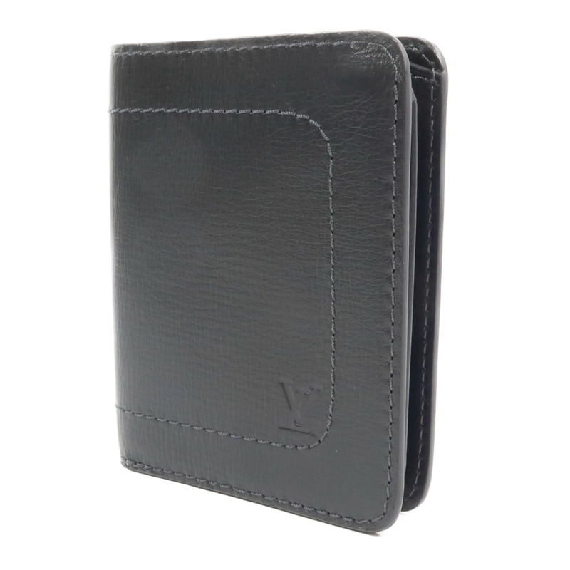 LOUIS VUITTON 牛皮皮革Utah Flap Wallet錢包-2