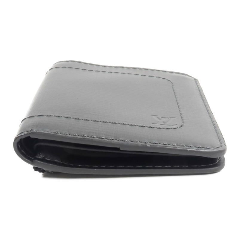 LOUIS VUITTON 牛皮皮革Utah Flap Wallet錢包-5