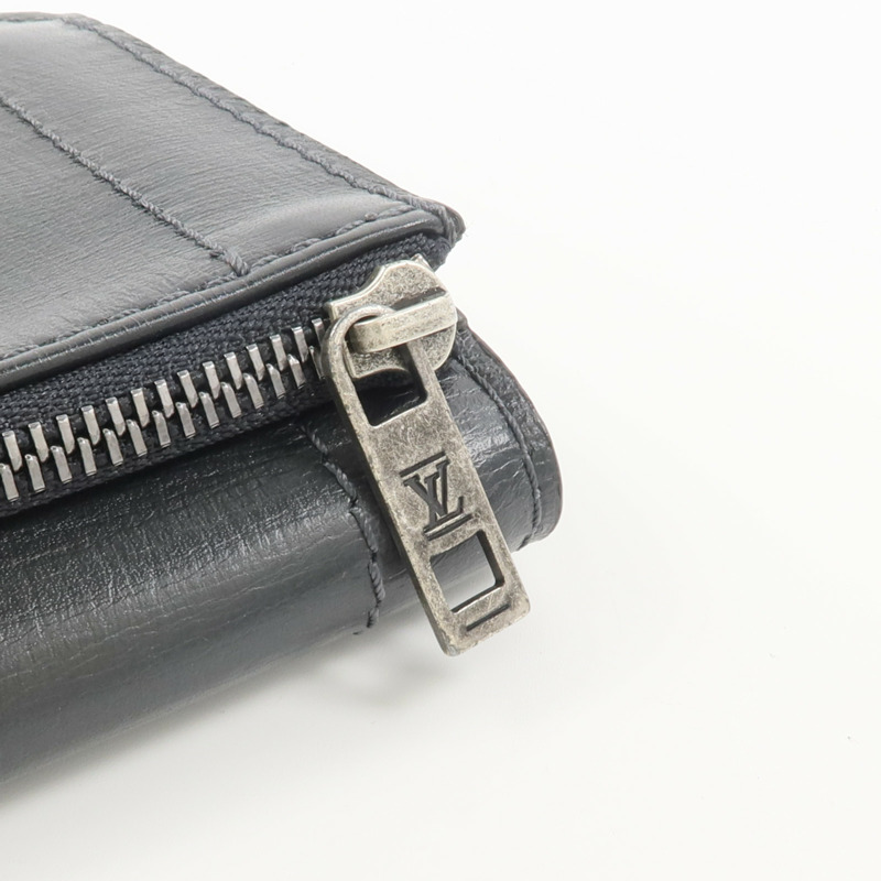 LOUIS VUITTON 牛皮皮革Utah Flap Wallet錢包-9