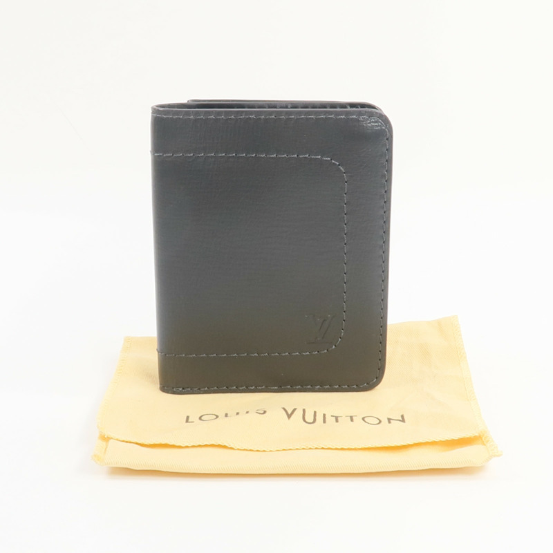 LOUIS VUITTON 牛皮皮革Utah Flap Wallet錢包-10