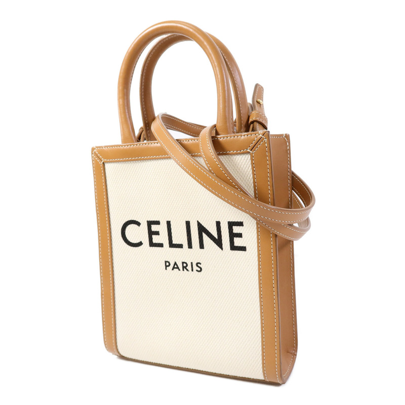 CELINE 帆布Mini Vertical Cabas手挽肩背兩用袋-2