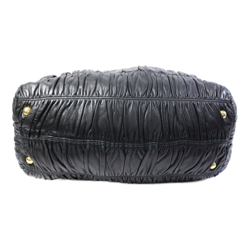 PRADA 羊皮皮革Nappa Gaufre Shoulder Tote手挽肩背兩用袋-3