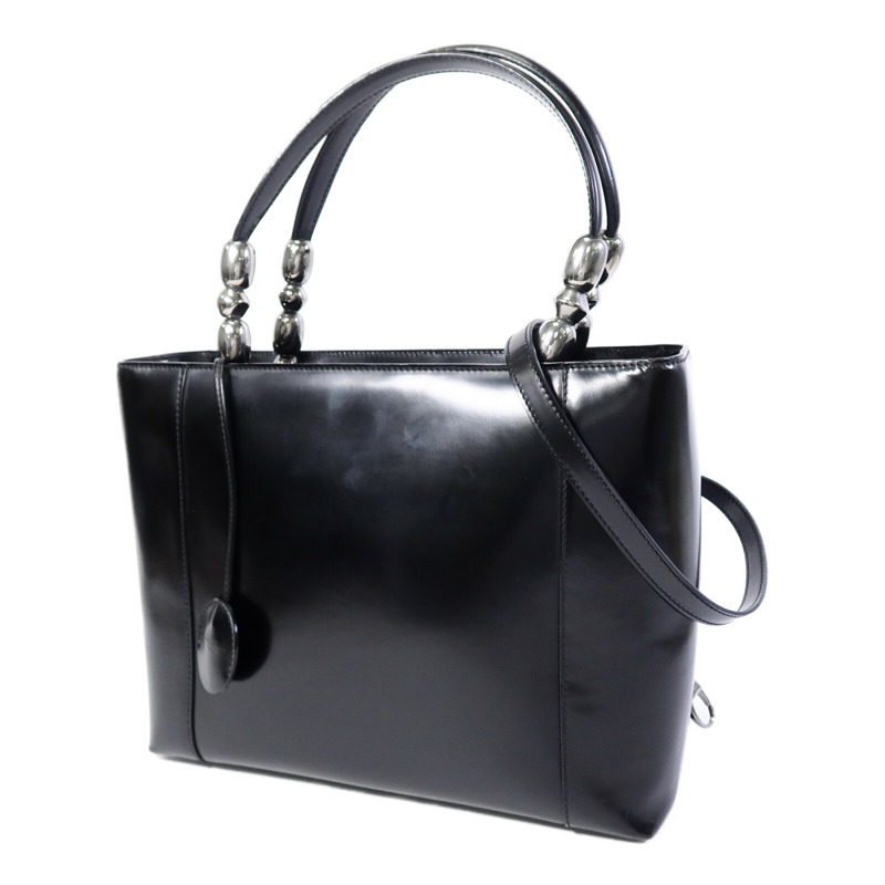Dior 牛皮皮革Lady Perla Hand Bag手挽肩背兩用袋-2