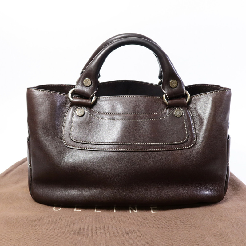 CELINE 牛皮皮革Boogie HandBag手挽袋-8