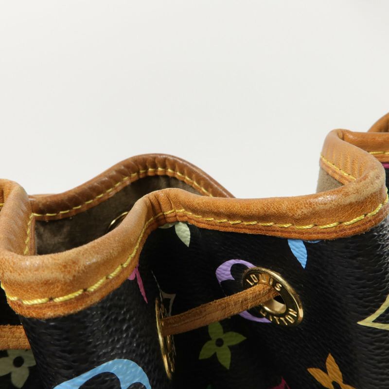 LOUIS VUITTON Monogram Multicolore Petit Noe肩背袋-17
