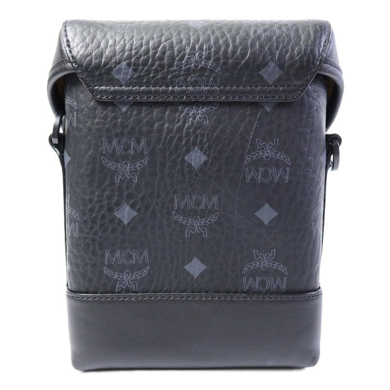 MCM 塗層帆布/牛皮皮革Aren N/S Crossbody Bag肩背袋-1