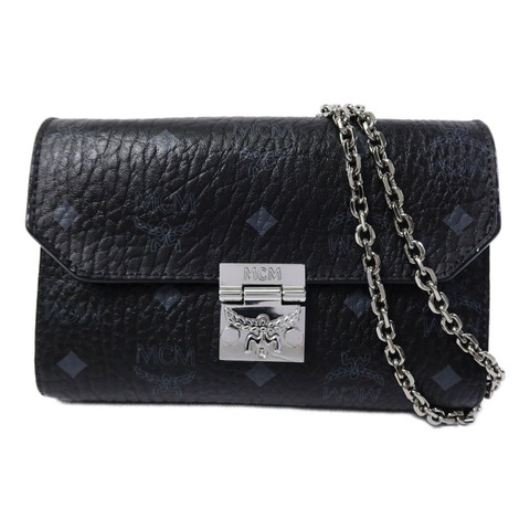 MCM 塗層帆布Millie Visetos鏈帶肩背袋