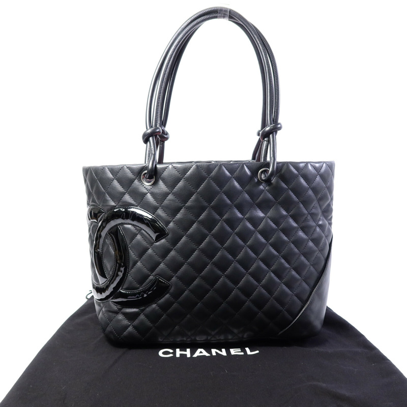 CHANEL 牛皮皮革Cambon Tote Bag手挽袋-8