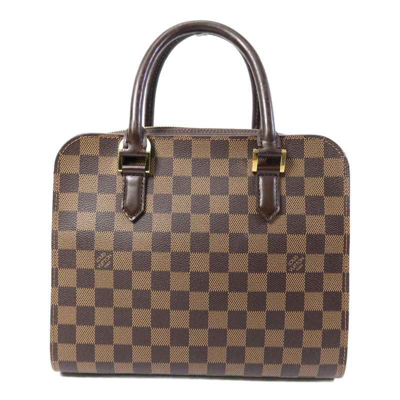 LOUIS VUITTON Damier Triana金扣手挽袋-1