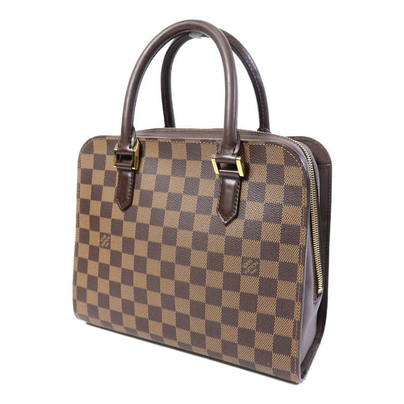 LOUIS VUITTON Damier Triana金扣手挽袋-2