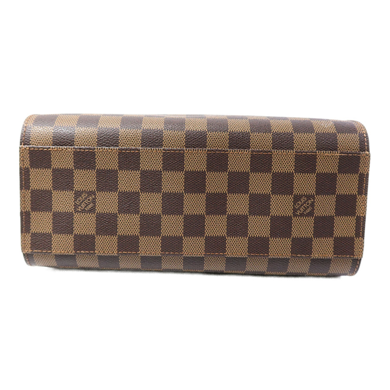 LOUIS VUITTON Damier Triana金扣手挽袋-3