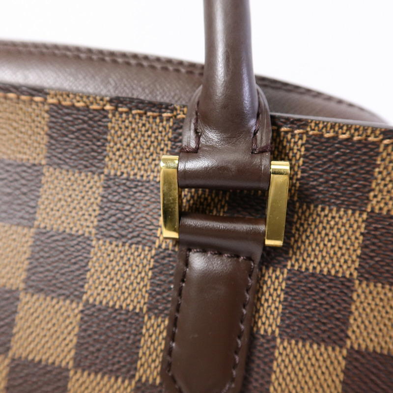 LOUIS VUITTON Damier Triana金扣手挽袋-7