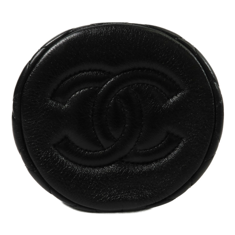 CHANEL 羊皮皮革Bucket Bag鏈帶肩背袋-3