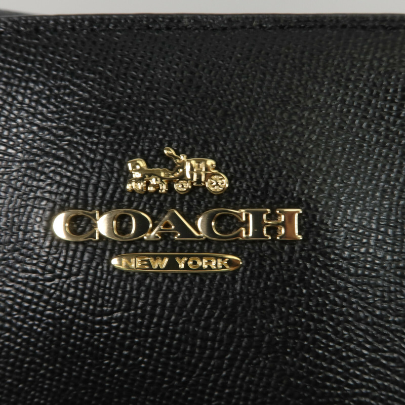 COACH 牛皮皮革Lillie Carryall Large手挽肩背兩用袋-5