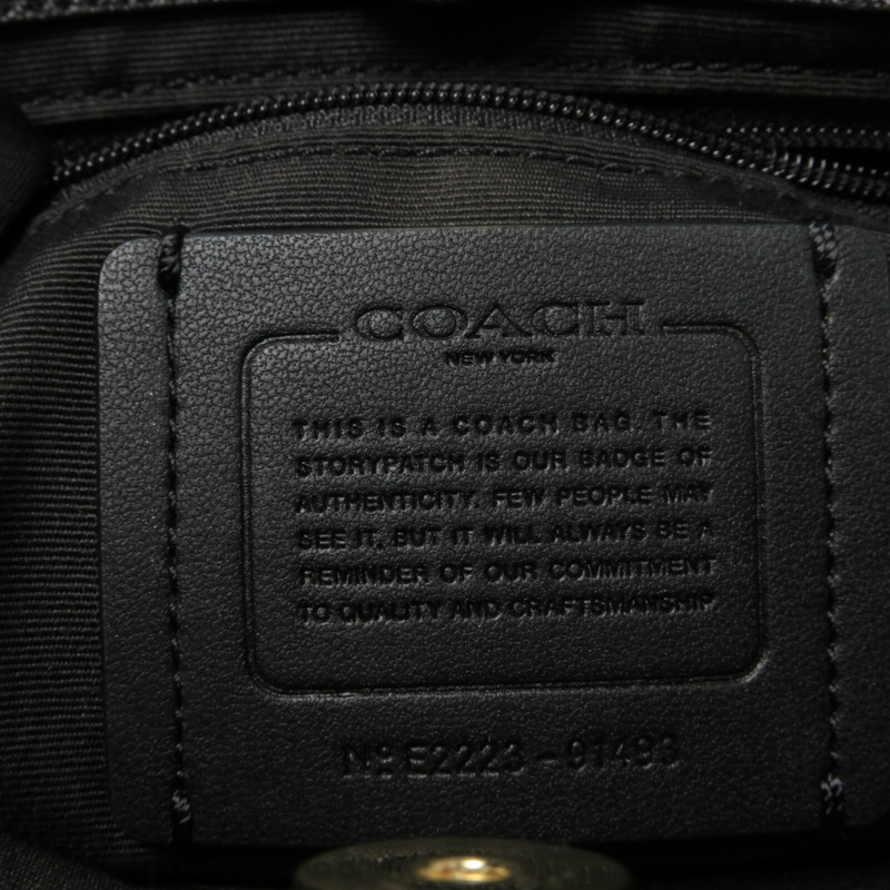 COACH 牛皮皮革Lillie Carryall Large手挽肩背兩用袋-6