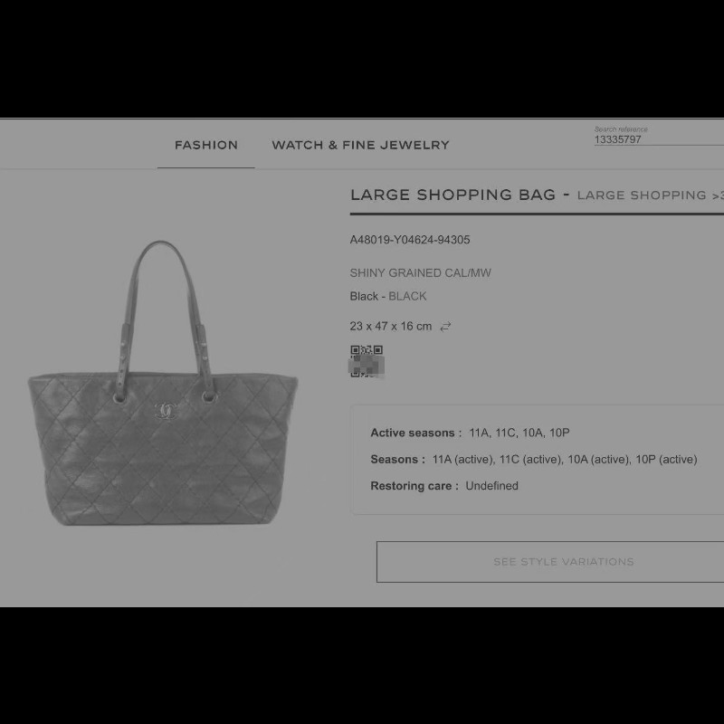 Chanel 香奈兒 黑色 銀釦 雙C logo 肩背包 托特包 購物包 牛皮-49