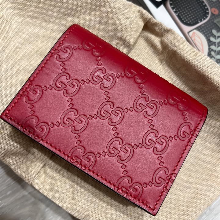 二手Gucci 蝴蝶結短夾-4