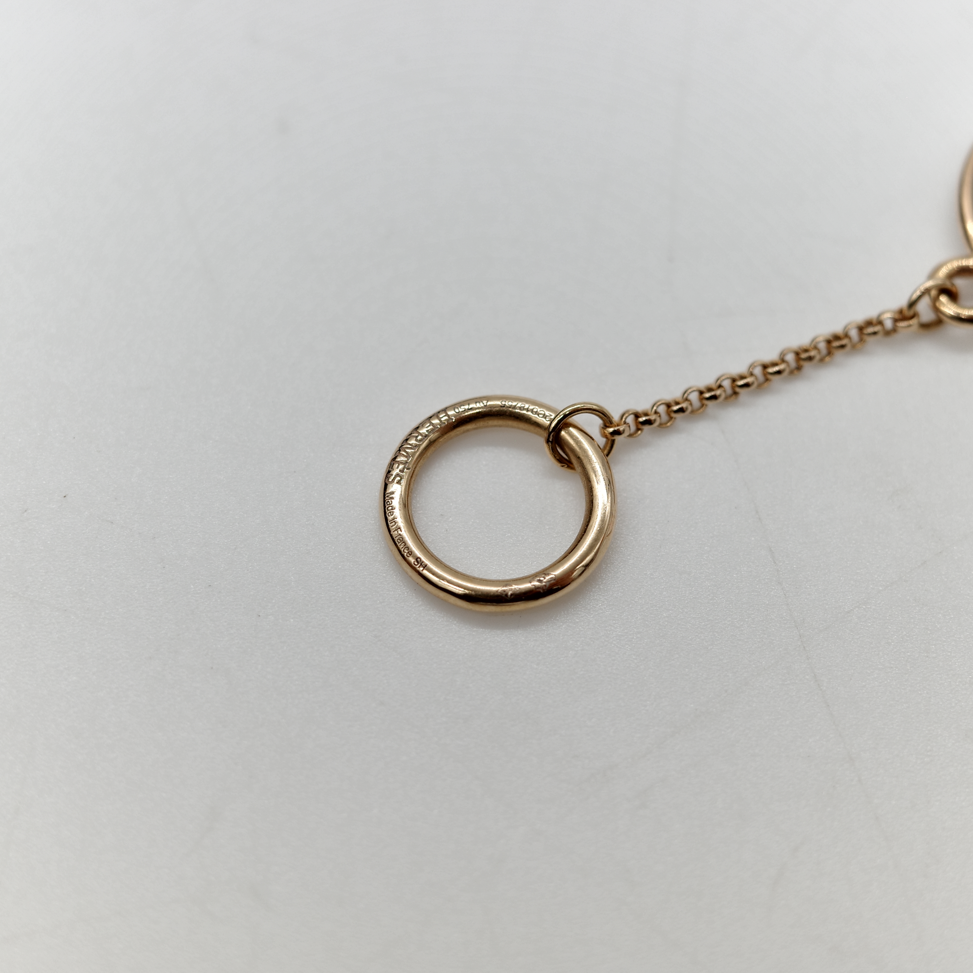 Hermès 愛馬仕 Ex-Libris 翡翠 玉石 瑪瑙 圓硬幣 18K 玫瑰金 手鍊-6