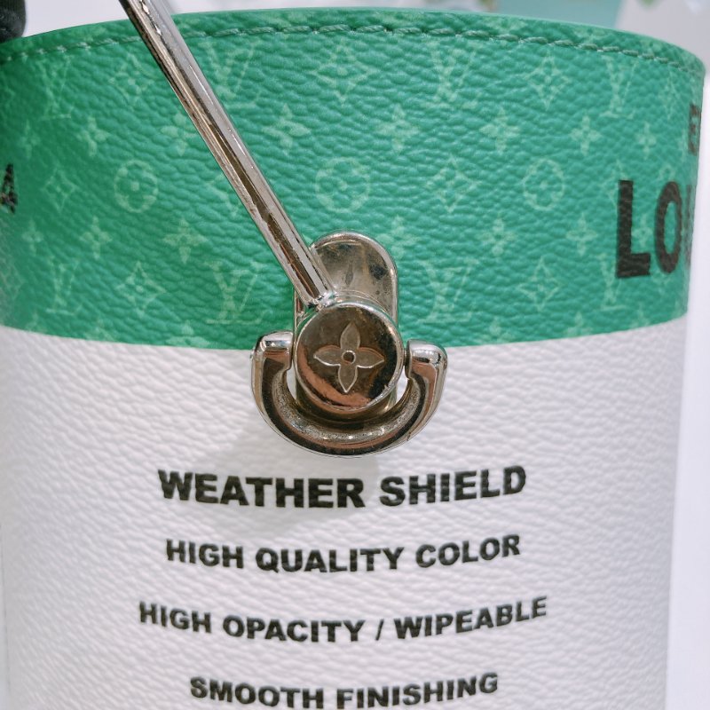 TW4871 Louis Vuitton 路易威登油漆兩用包包 Paint Can Handbag With Chain Green x PHW-21