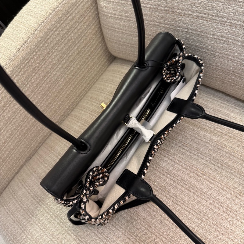 Chanel 26S Tweed 毛呢 法棍包-4