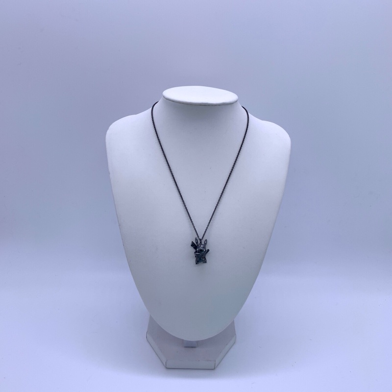 TIFFANY & CO.蒂芙尼 & 夢可寶 皮卡丘鑲鑽吊墜項鍊,聯名款-1