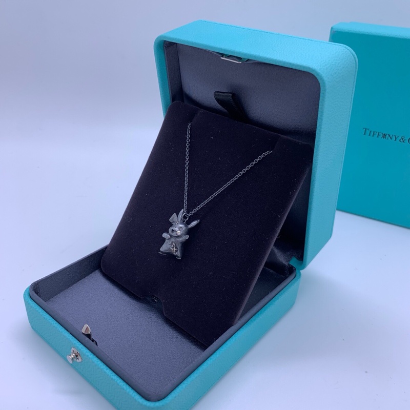 TIFFANY & CO.蒂芙尼 & 夢可寶 皮卡丘鑲鑽吊墜項鍊,聯名款-6