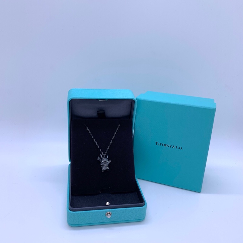 TIFFANY & CO.蒂芙尼 & 夢可寶 皮卡丘鑲鑽吊墜項鍊,聯名款-8