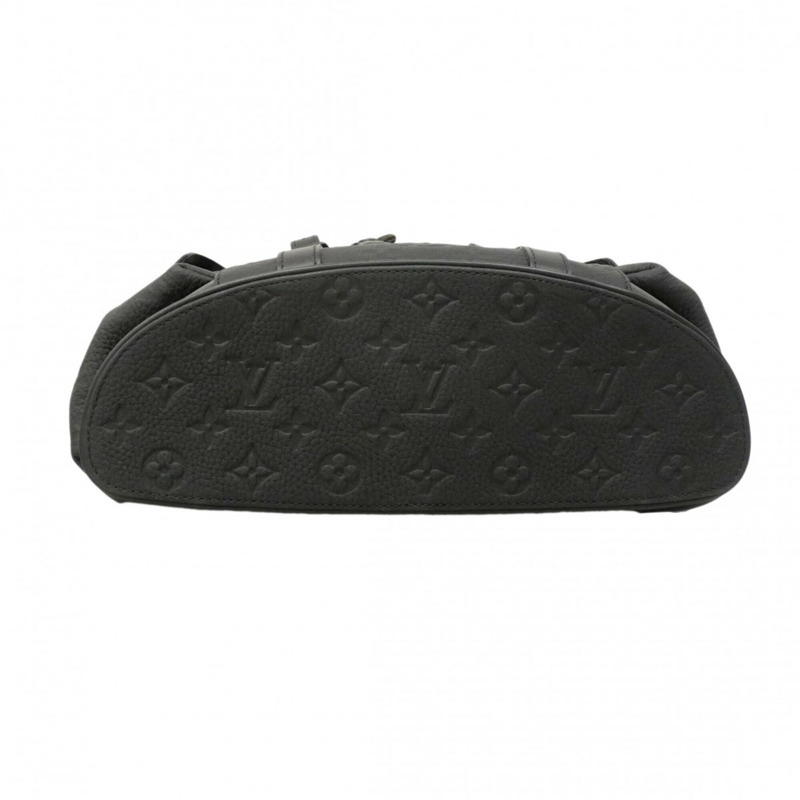 路易威登 Monogram Taurillon Christopher PM 雙肩包,黑色,男士,M20899 (OP000823)-2